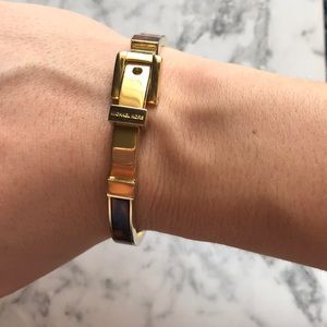 Michael Kors gold and tortoise bracelet